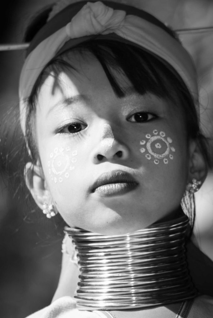 Karen - Long-Neck - Thailand - Kid - Tribe People - Split-lighting