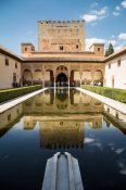 Alhambra - Monument - Reflection - Water - Symetria