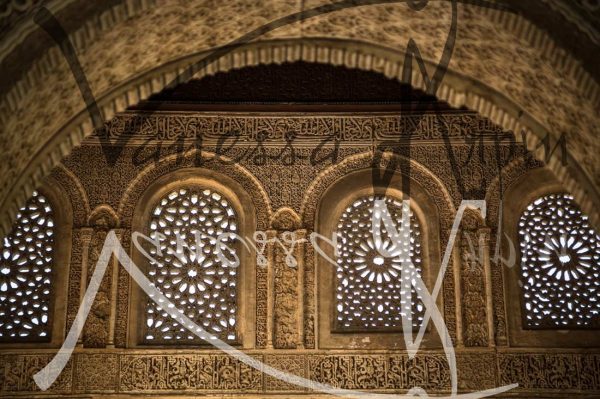 Alhambra - Windows - Architecture - Monument - Arabic Carving